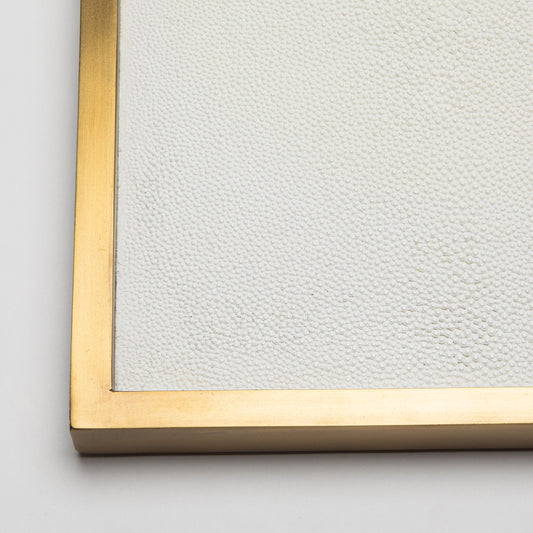 Rectangular Tray in Shagreen by Kifu Paris