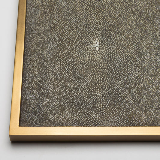 Rectangular Tray in Shagreen by Kifu Paris