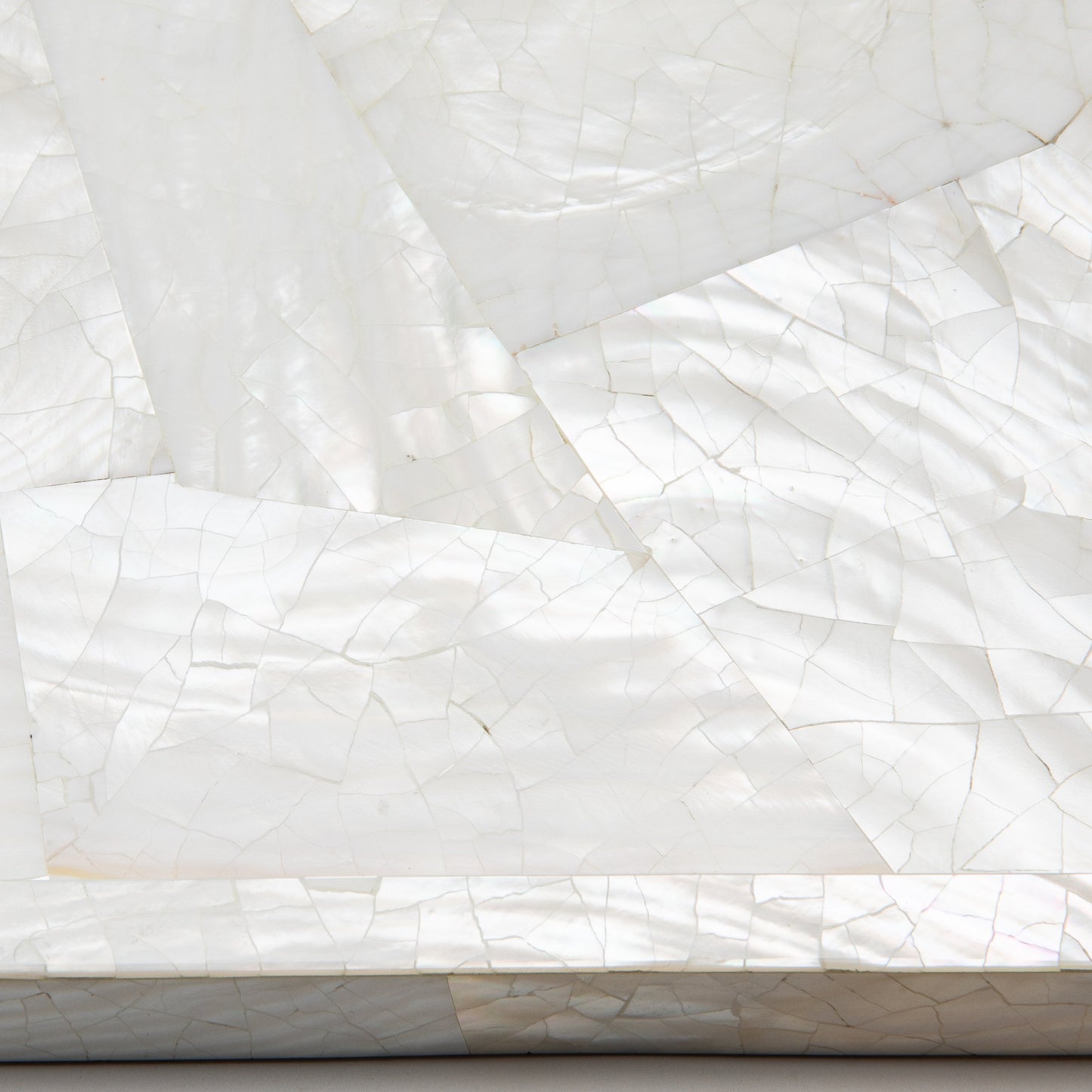 Rectangular Tray in Mother of Pearl with Bronze Patina Brass by R&Y Augousti