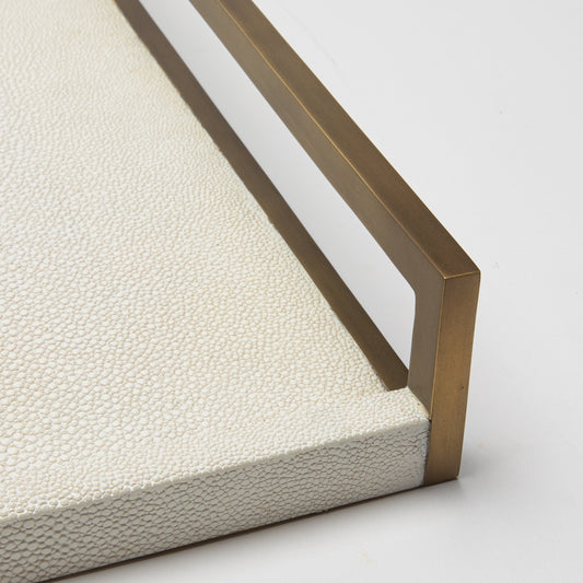 Rectangular Tray in Shagreen by R&Y Augousti