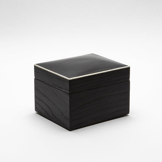Set of 3 Curved Top Boxes in Black Oak by R&Y Augousti