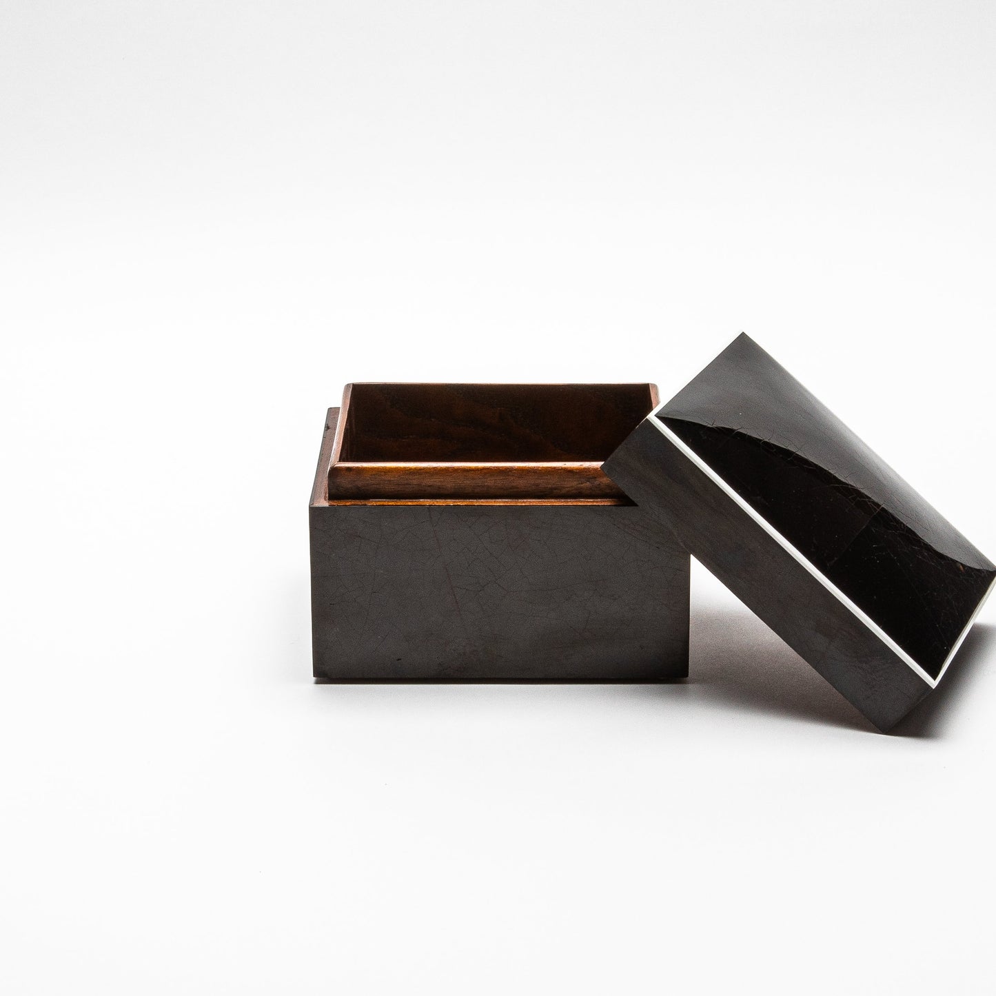 Set of 3 Curved Top Boxes in Pen Shell by R&Y Augousti