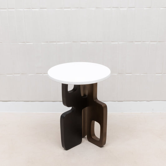 Apoli Shagreen Side Table by Kifu Paris