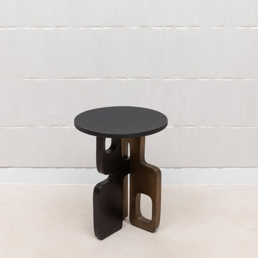 Apoli Shagreen Side Table by Kifu Paris