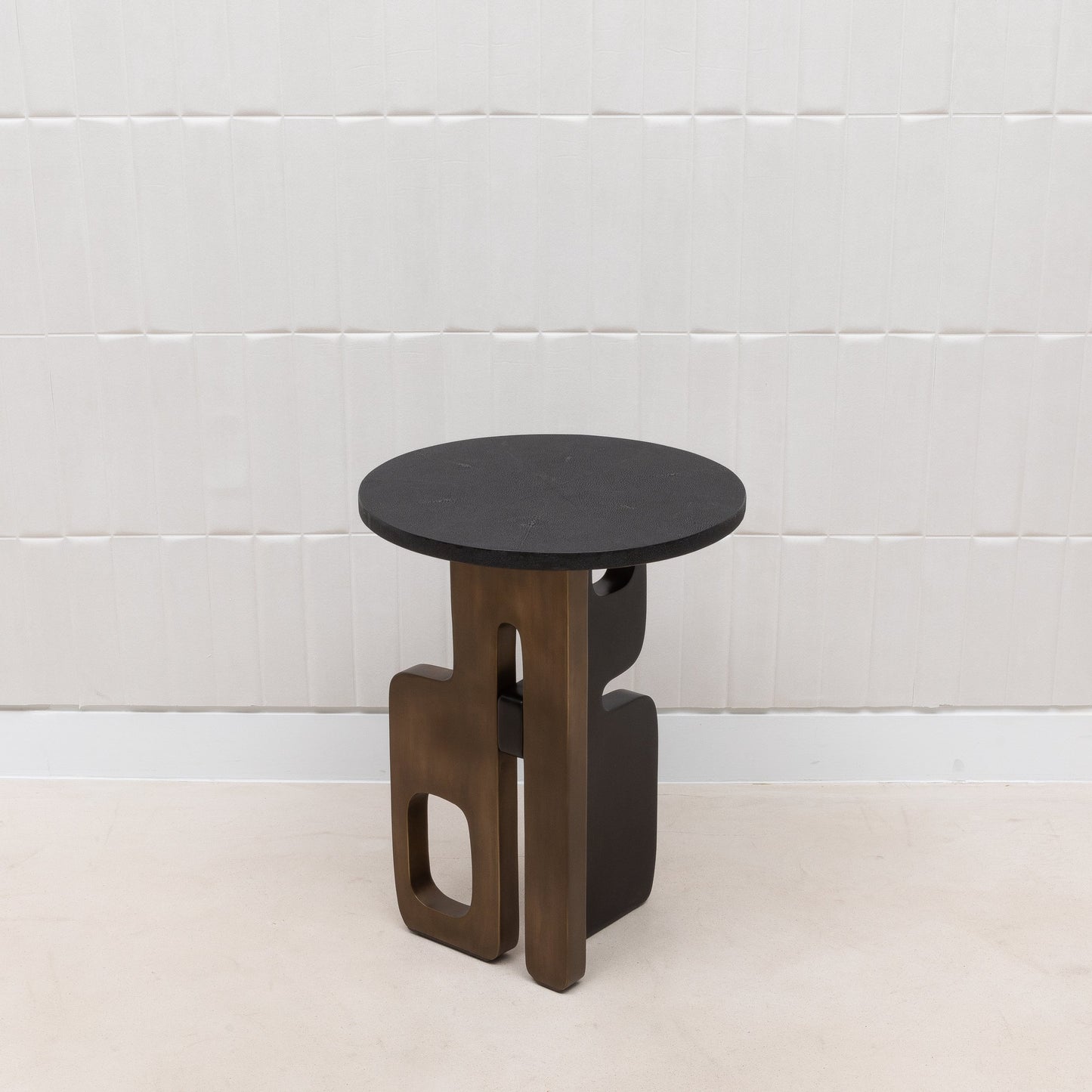 Apoli Shagreen Side Table by Kifu Paris