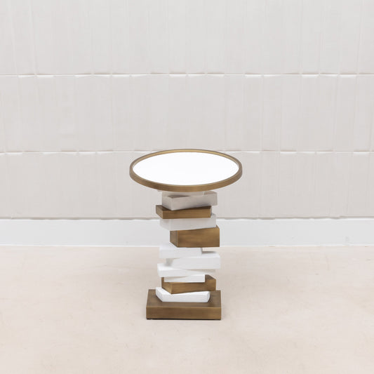 Bullion Shagreen Side Table by R&Y Augousti