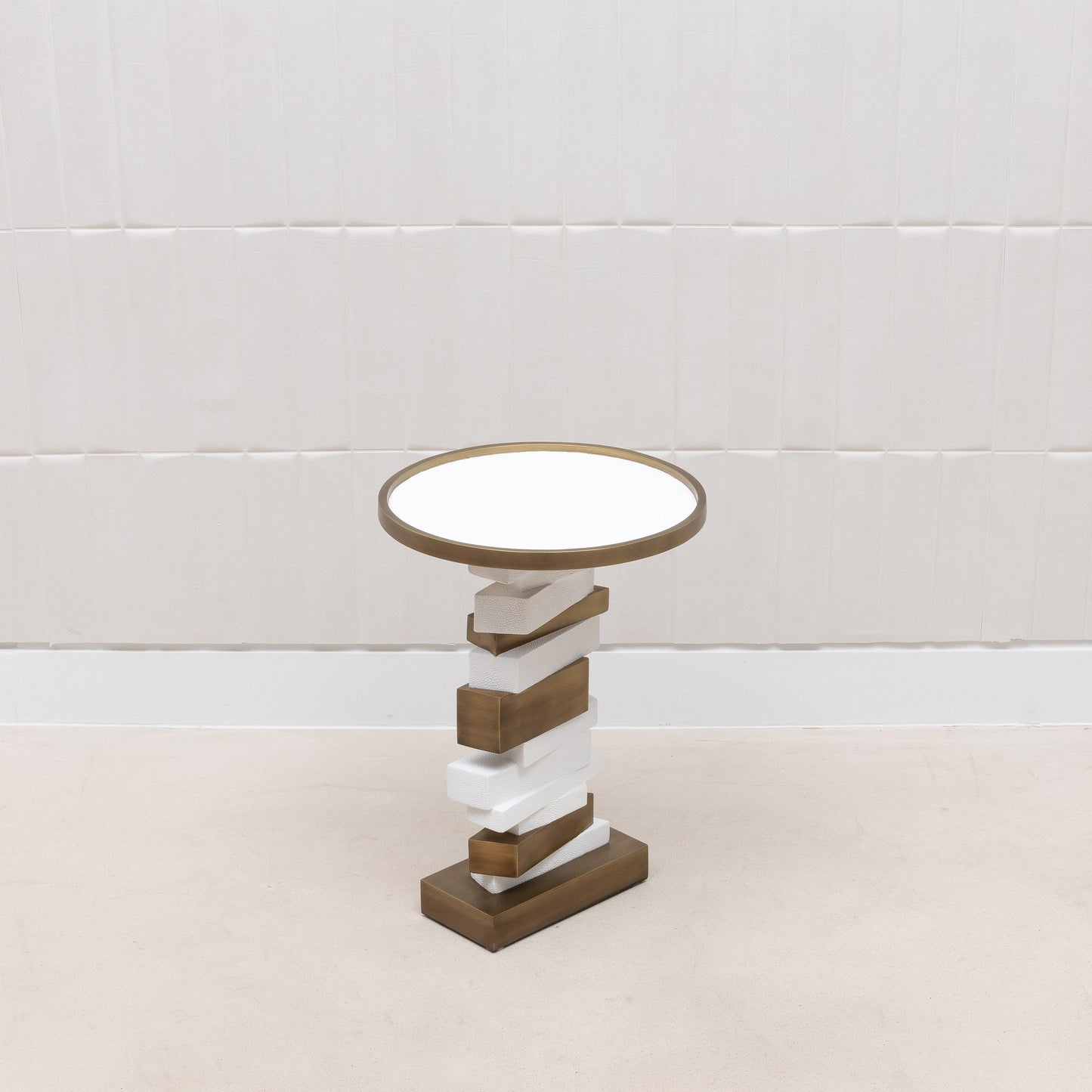 Bullion Shagreen Side Table by R&Y Augousti