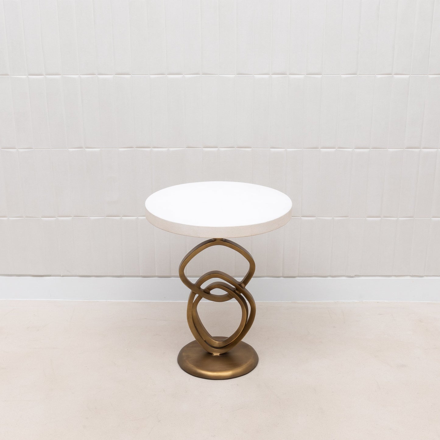Teardrop Shagreen Side Table by Kifu Paris