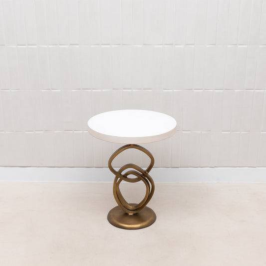 Teardrop Shagreen Side Table by Kifu Paris