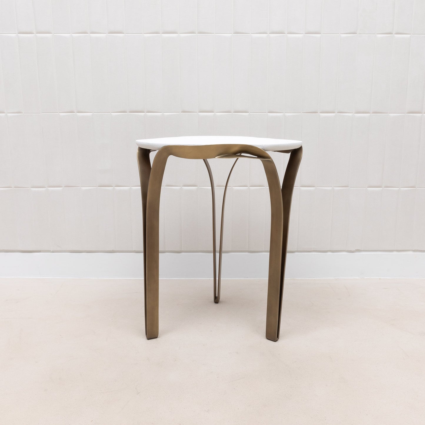 Angel Falls Shagreen Side Table by R&Y Augousti