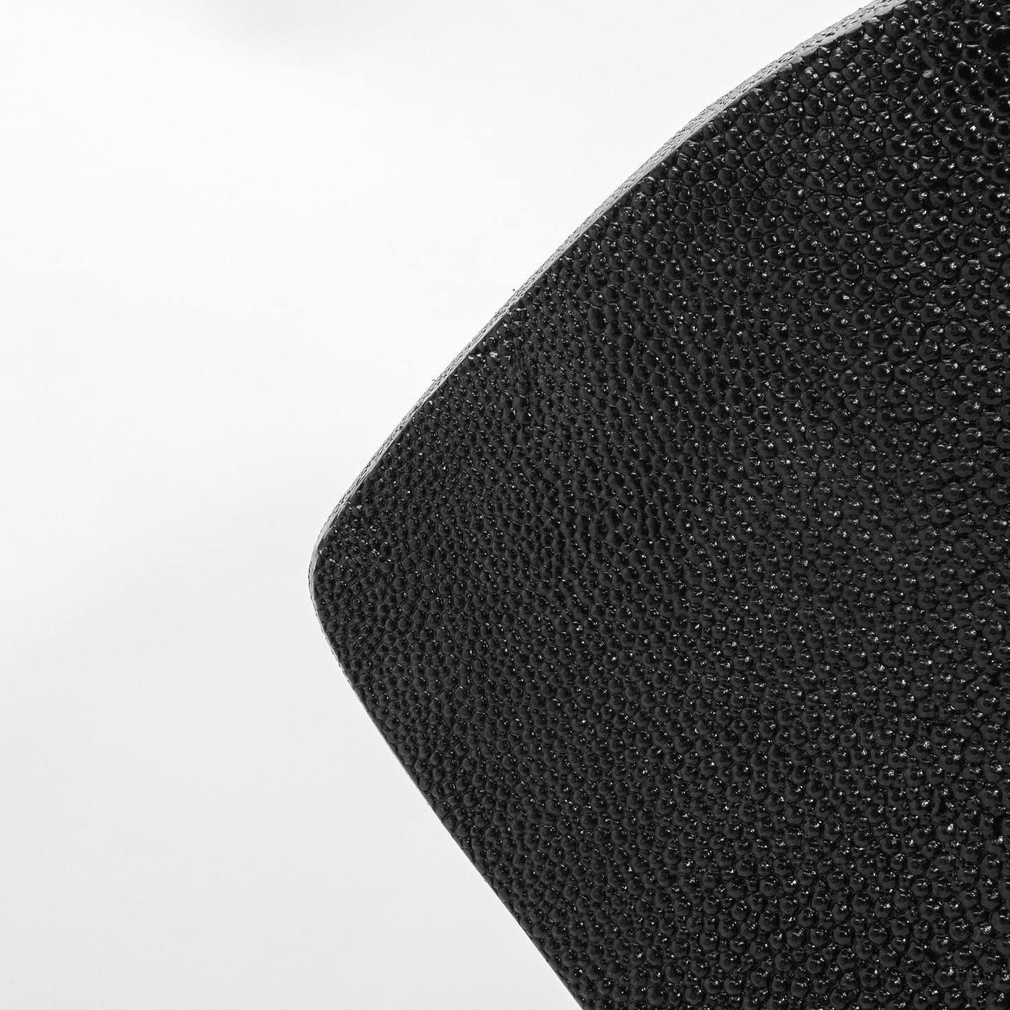 Sculptural Vase in Black Shagreen by R&Y Augousti