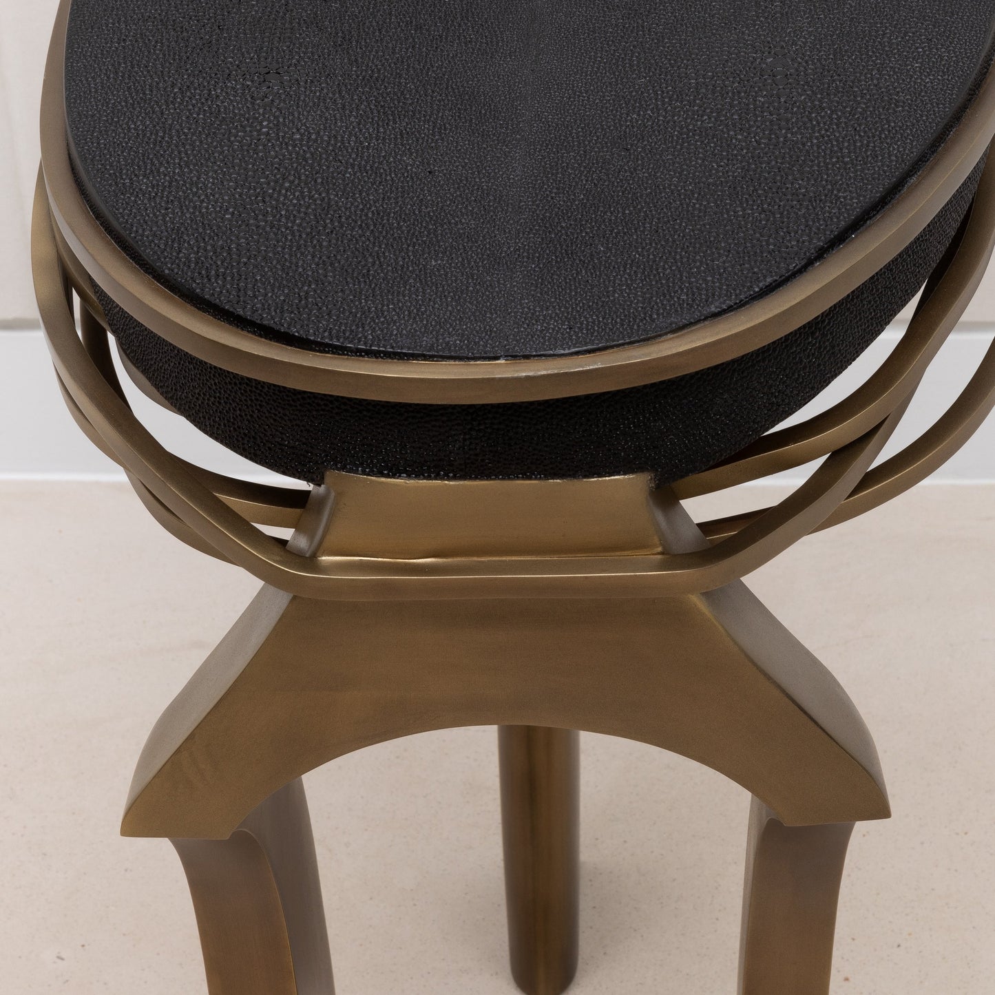 Galaxy Shagreen Side Table by Kifu Paris
