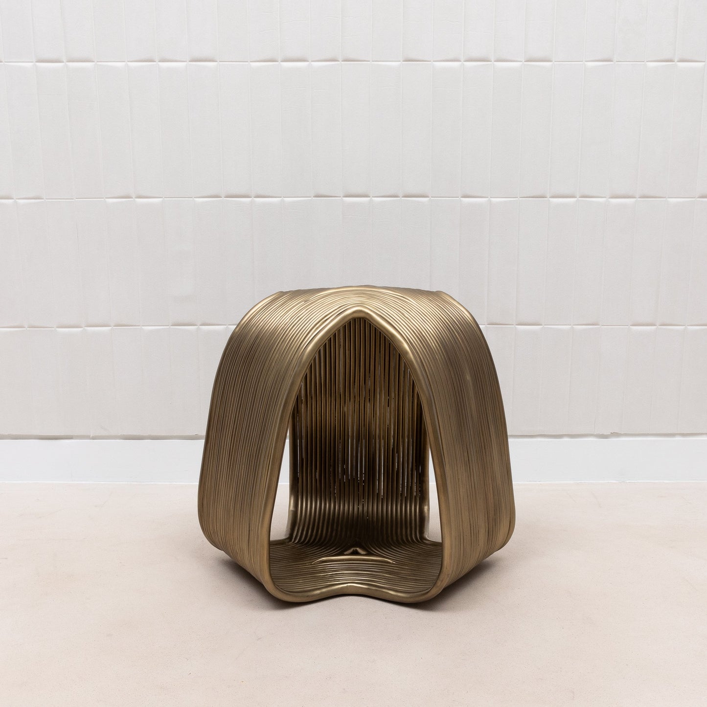 Brass Rods Stool by R&Y Augousti