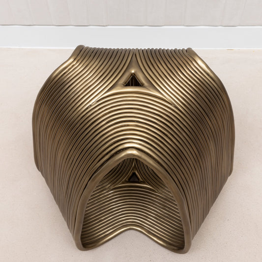 Brass Rods Stool by R&Y Augousti