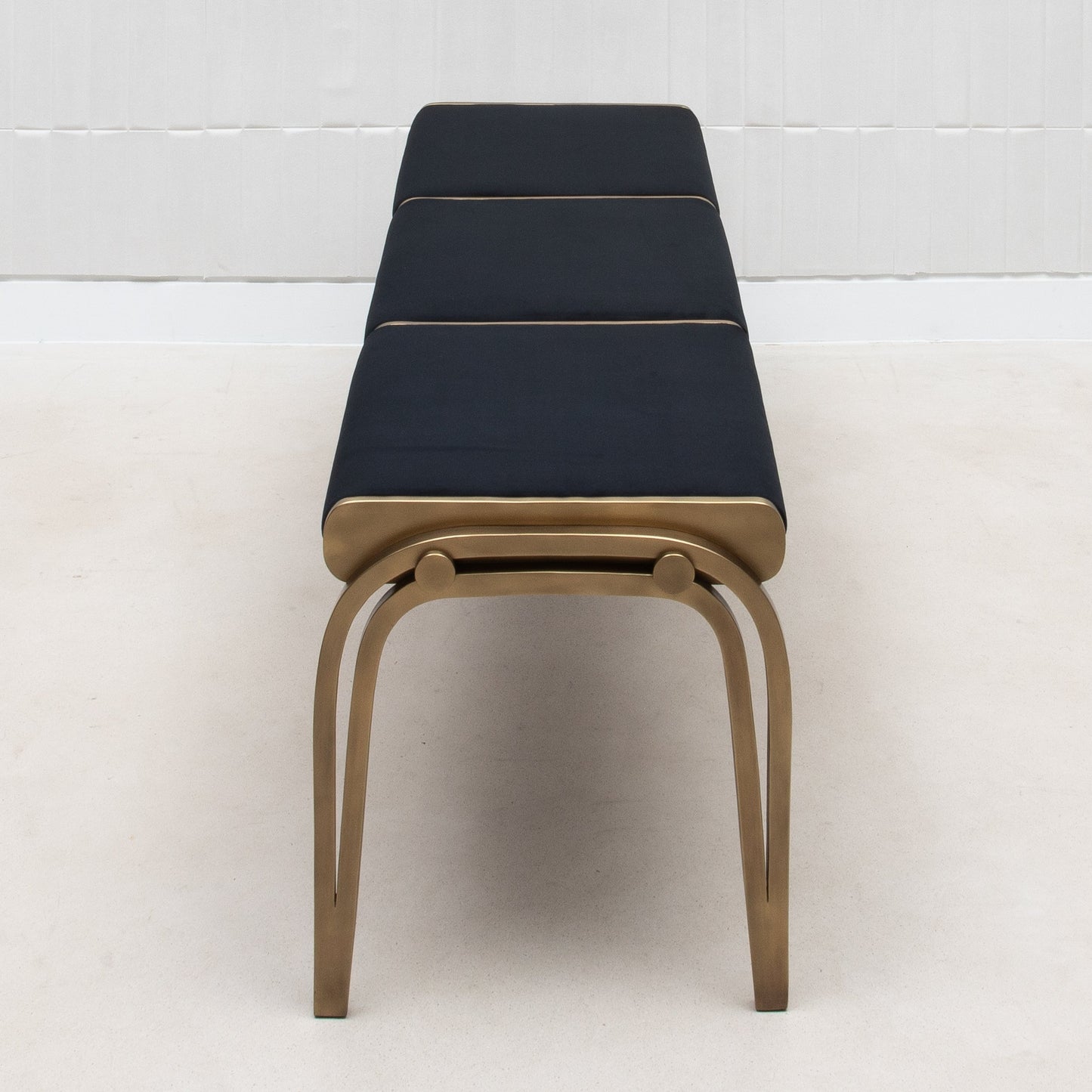 Victoria Bench in Black Velvet by R&Y Augousti