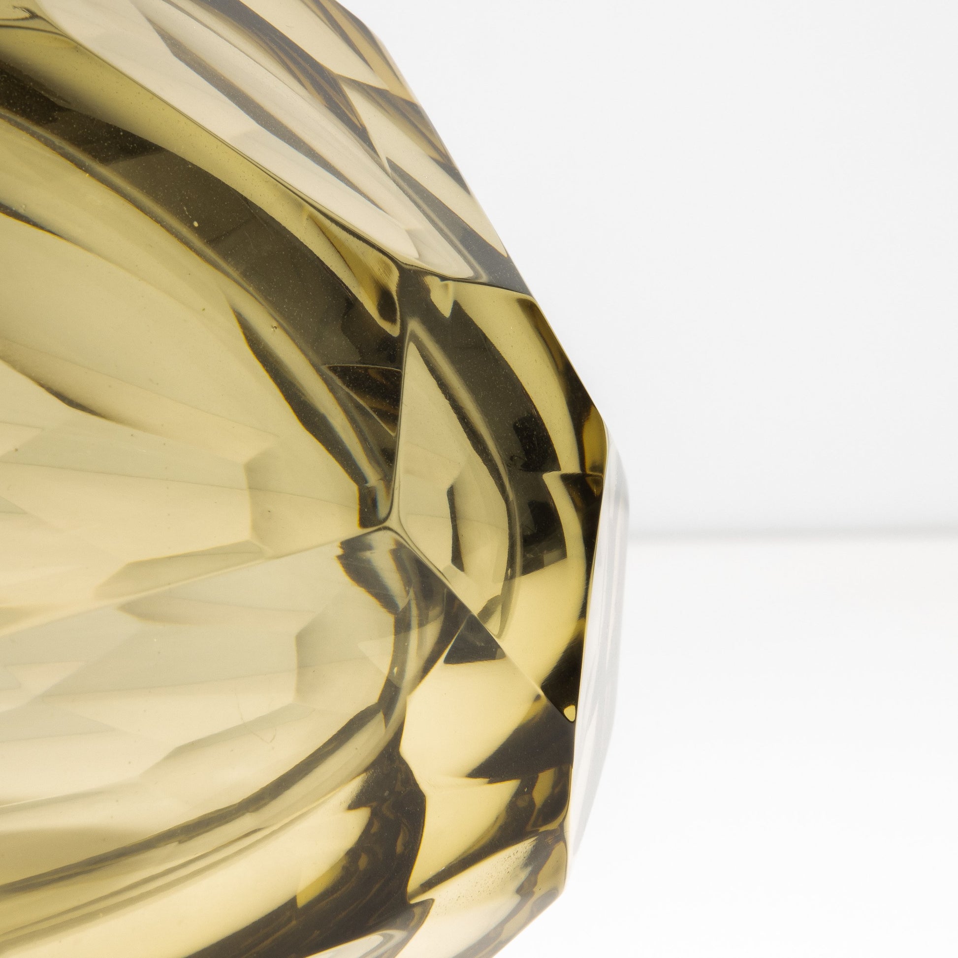 Murano Wide Taper Vase in Olive