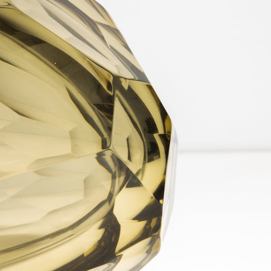 Murano Wide Taper Vase in Olive