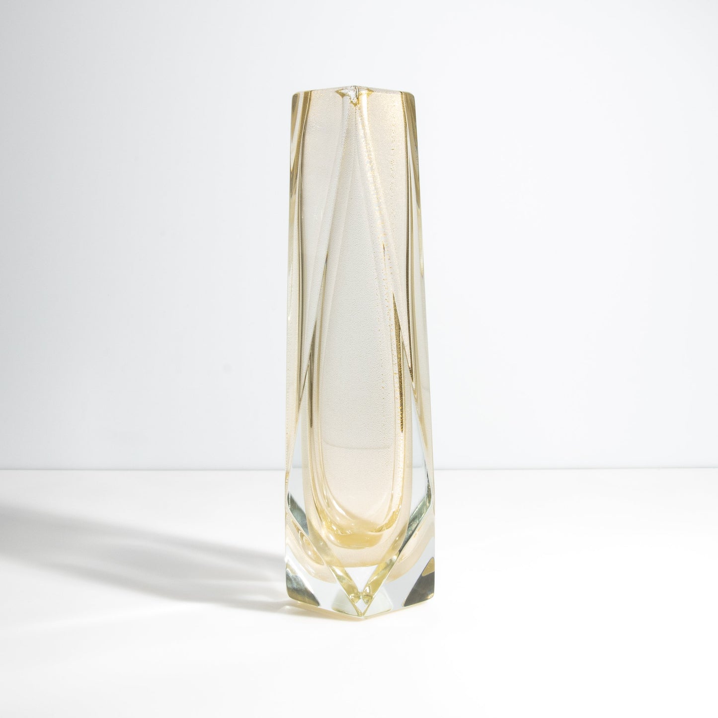 Vase Goccia Clear 24-Karat Gold Flecks M