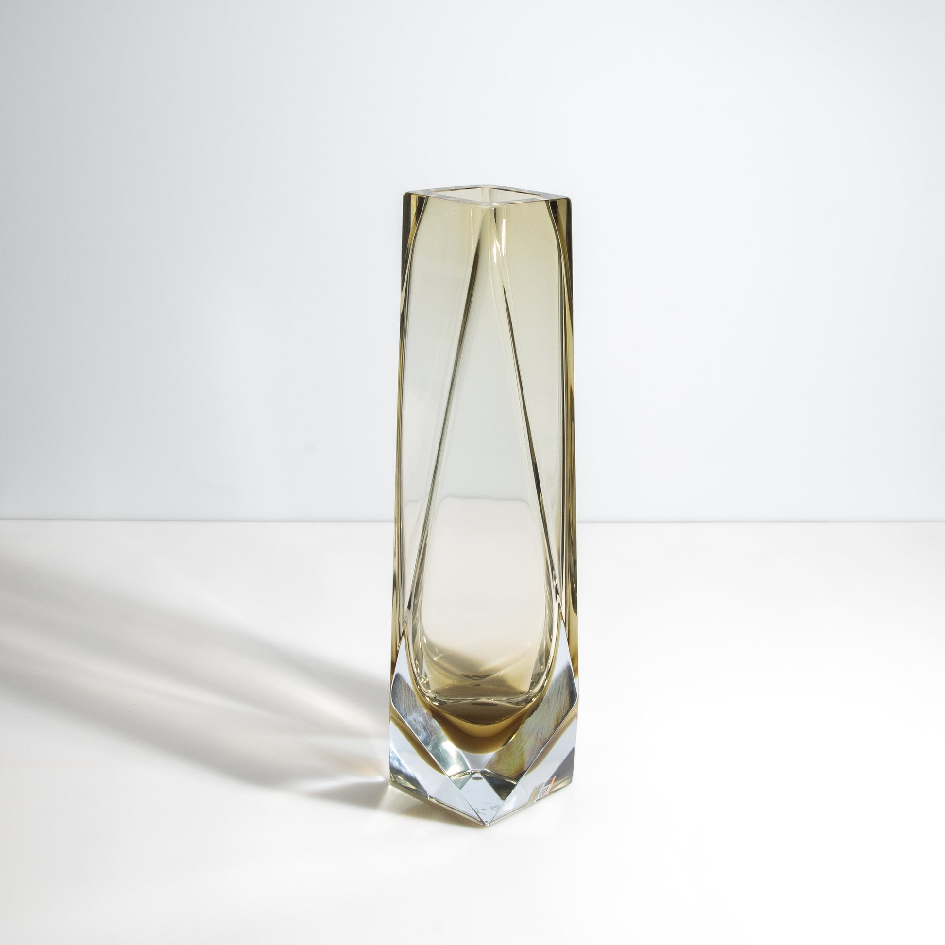 Murano Goccia Tall Vase in Olive