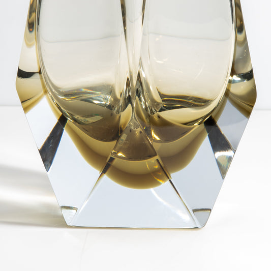 Murano Goccia Tall Vase in Olive