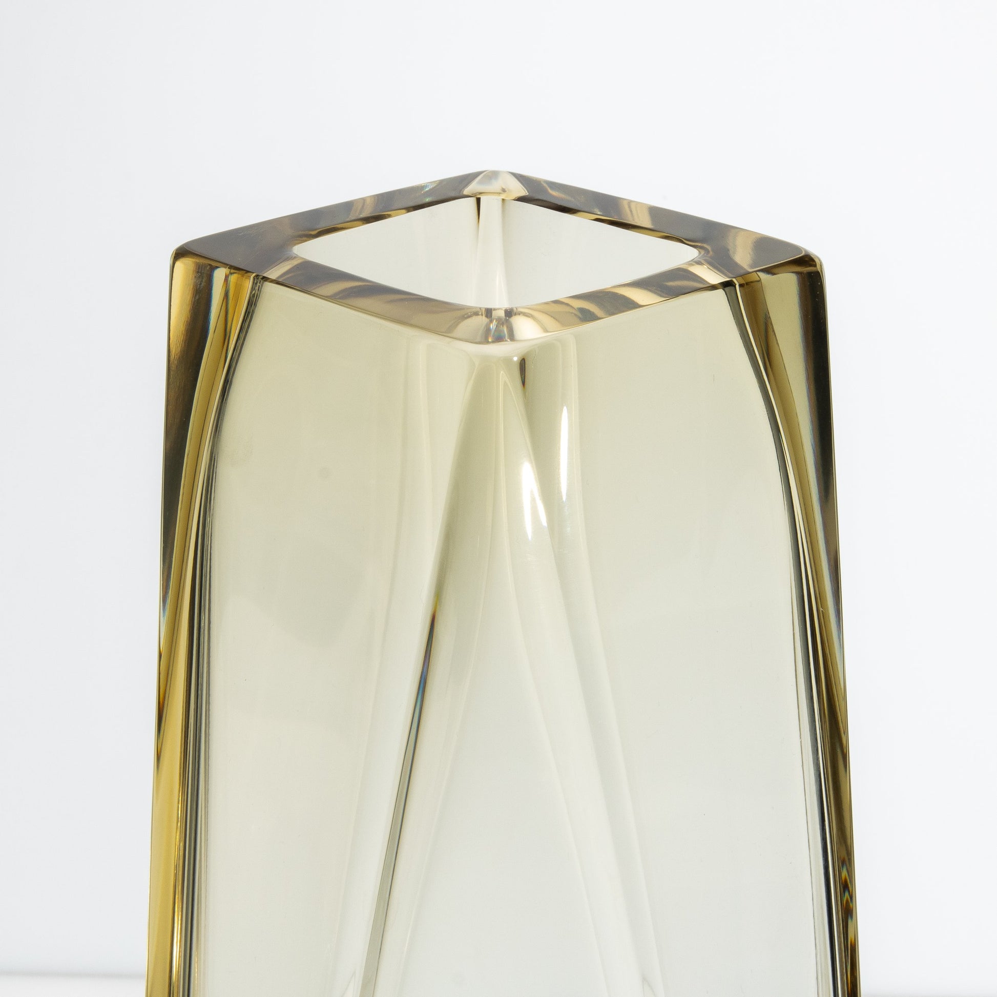 Murano Goccia Tall Vase in Olive