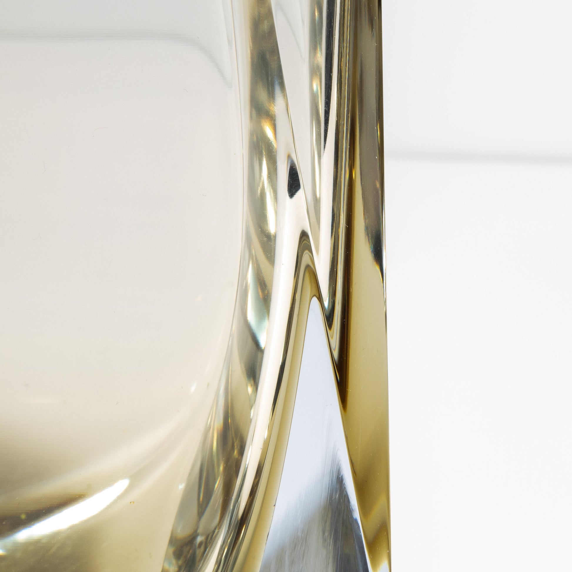 Murano Goccia Tall Vase in Olive