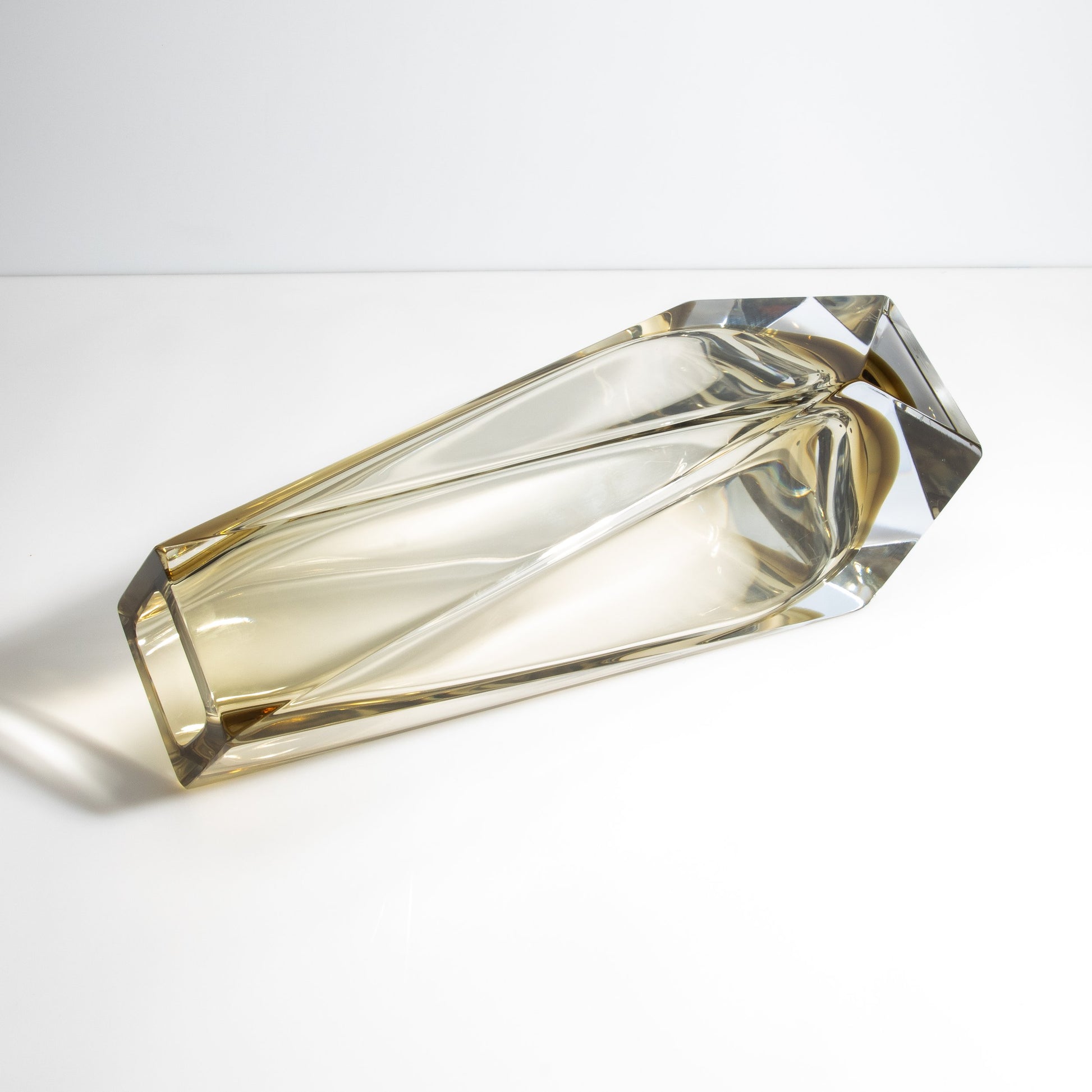 Murano Goccia Tall Vase in Olive