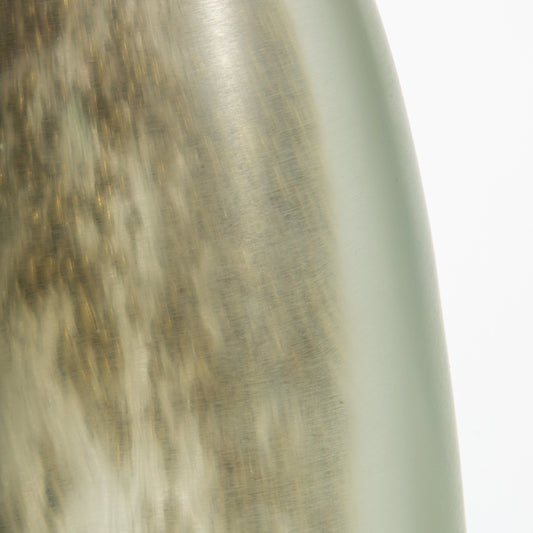 Set of 3 Murano Voda Vases / Bottles in Frosted Gold