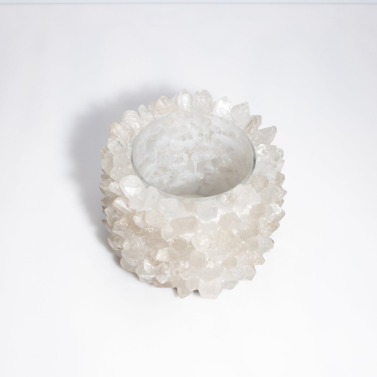 Planter Bowl Classic in Clear Quartz by Kathryn McCoy