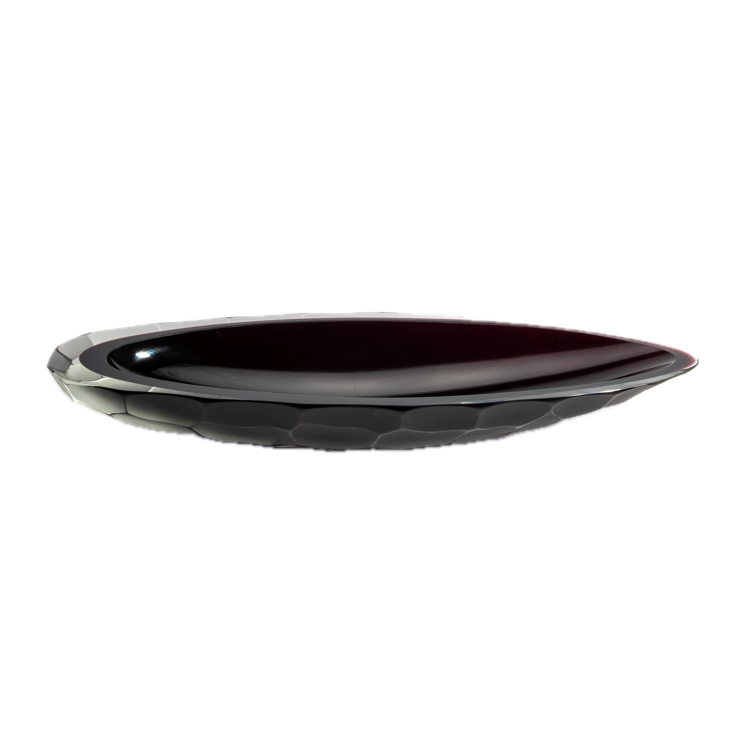 Murano Bowl Barchette Deep Black