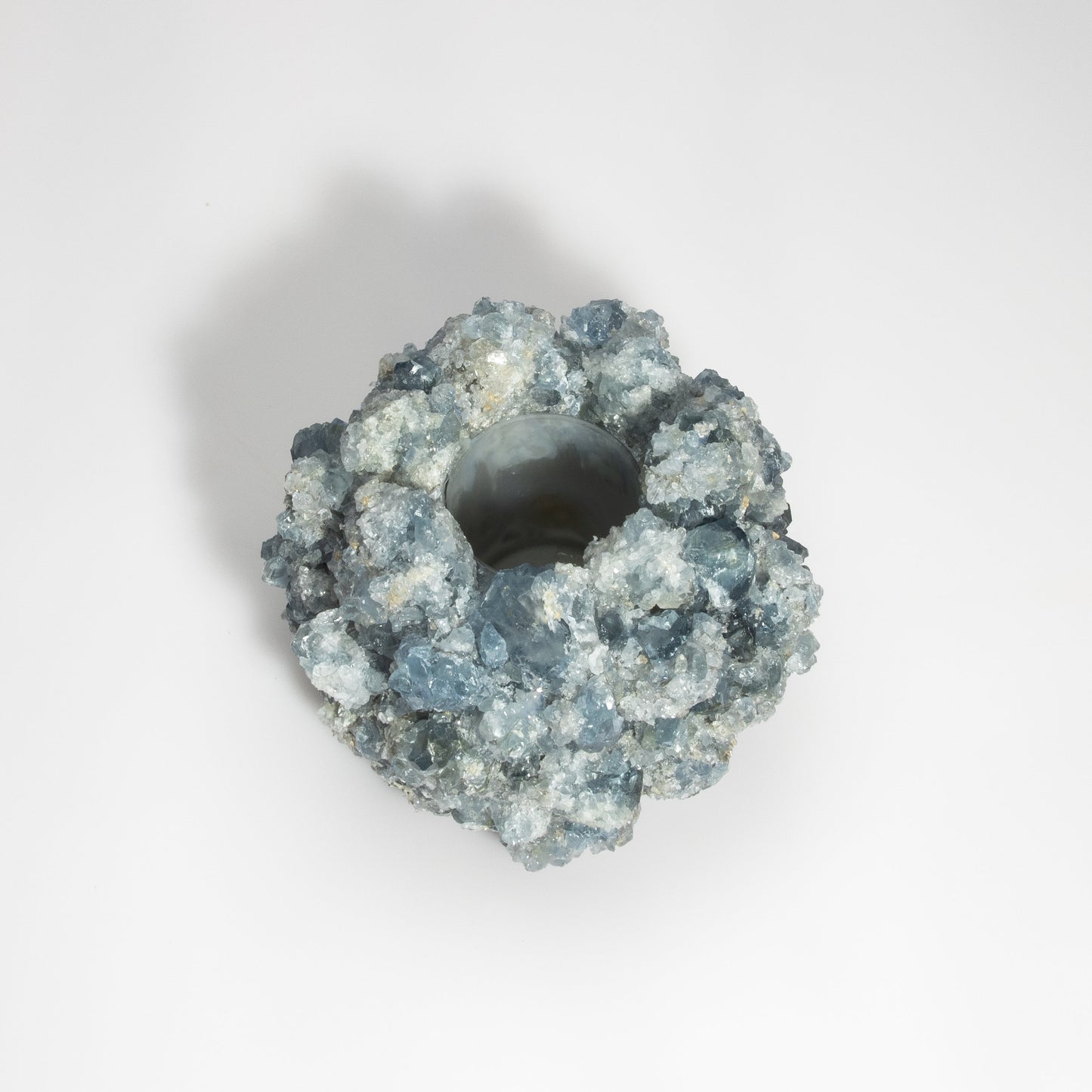 Votive Holder in Celestite Large by Kathryn McCoy