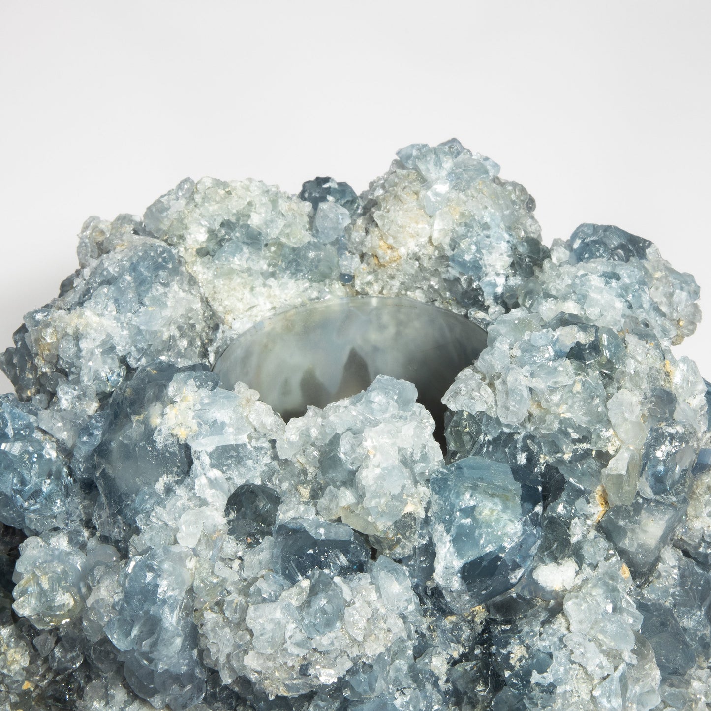Votive Holder in Celestite Large by Kathryn McCoy
