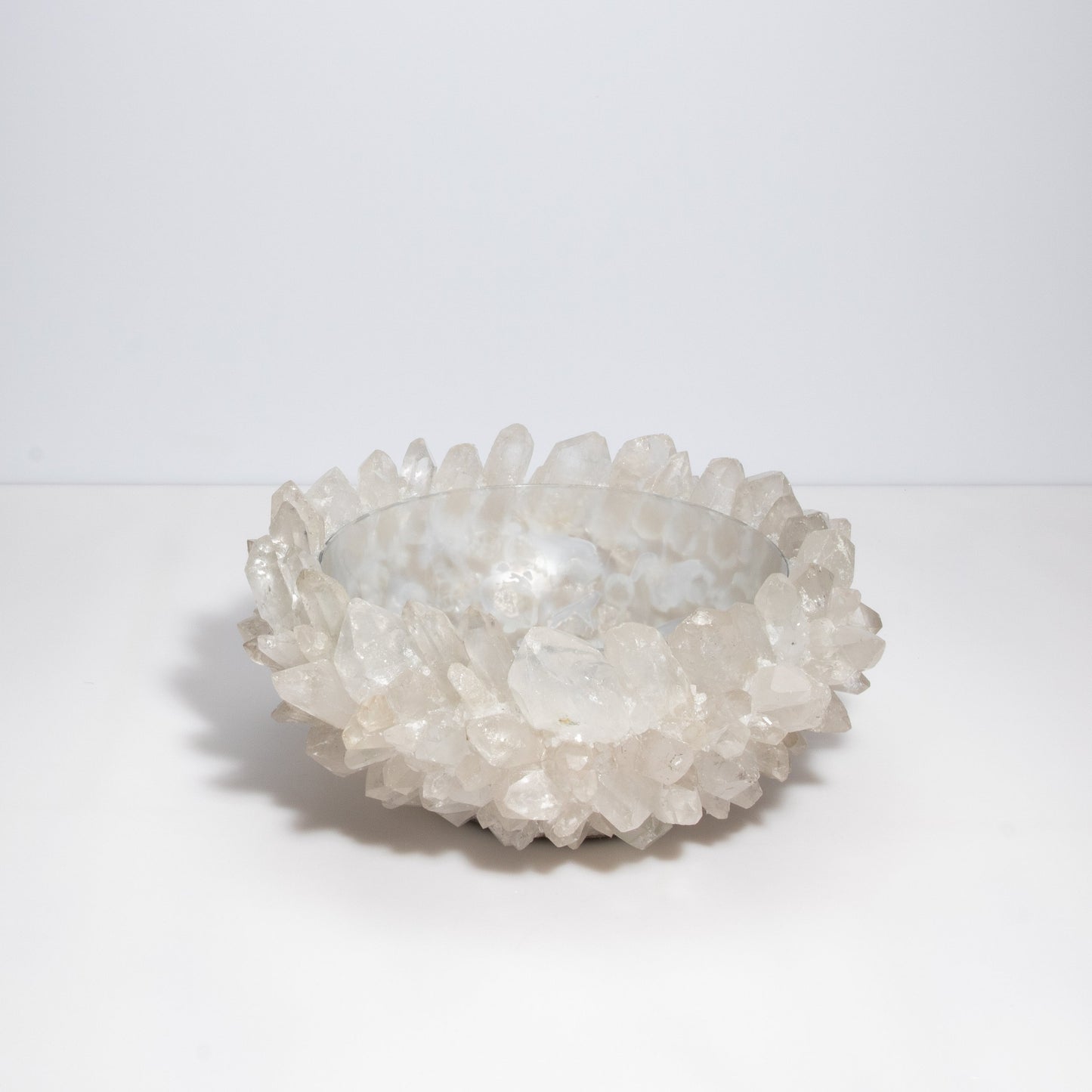 Classic Large Bowl in Clear Quartz by Kathryn McCoy