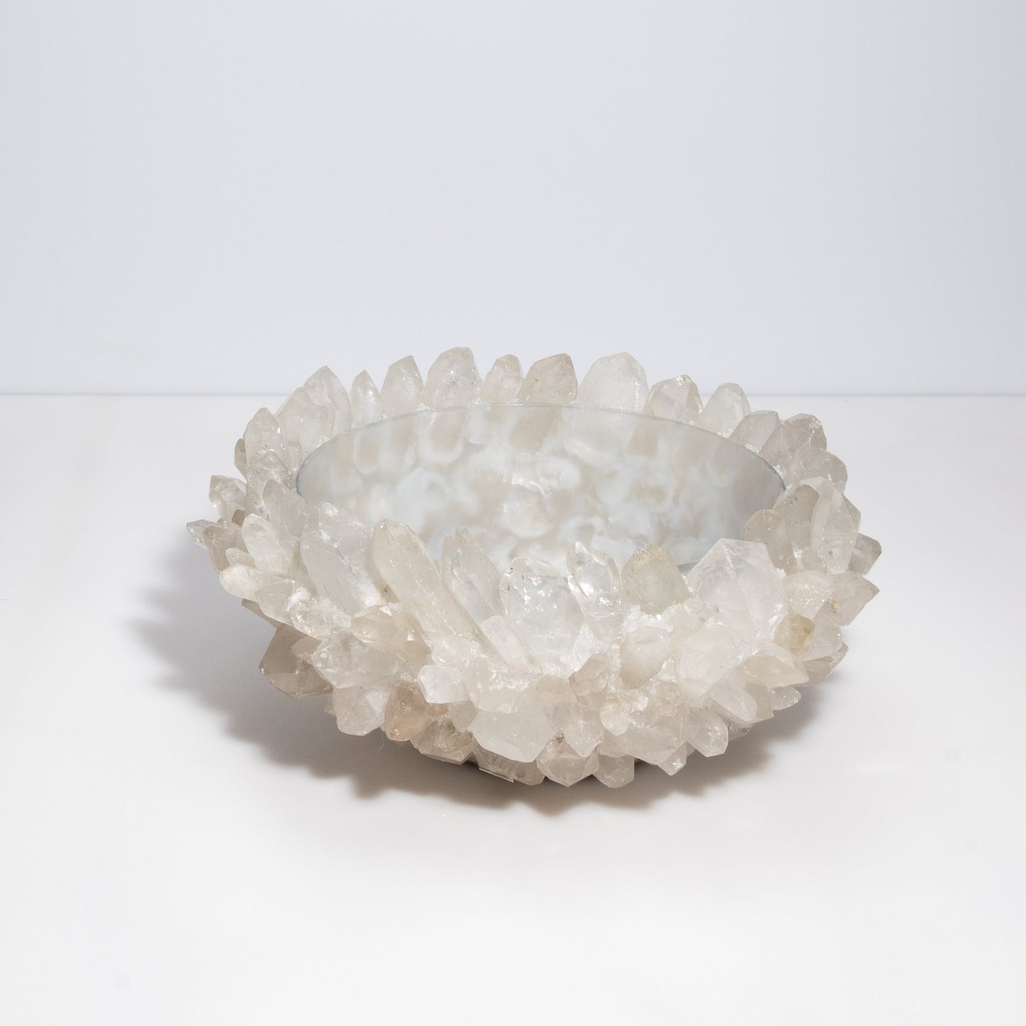Classic Large Bowl in Clear Quartz by Kathryn McCoy