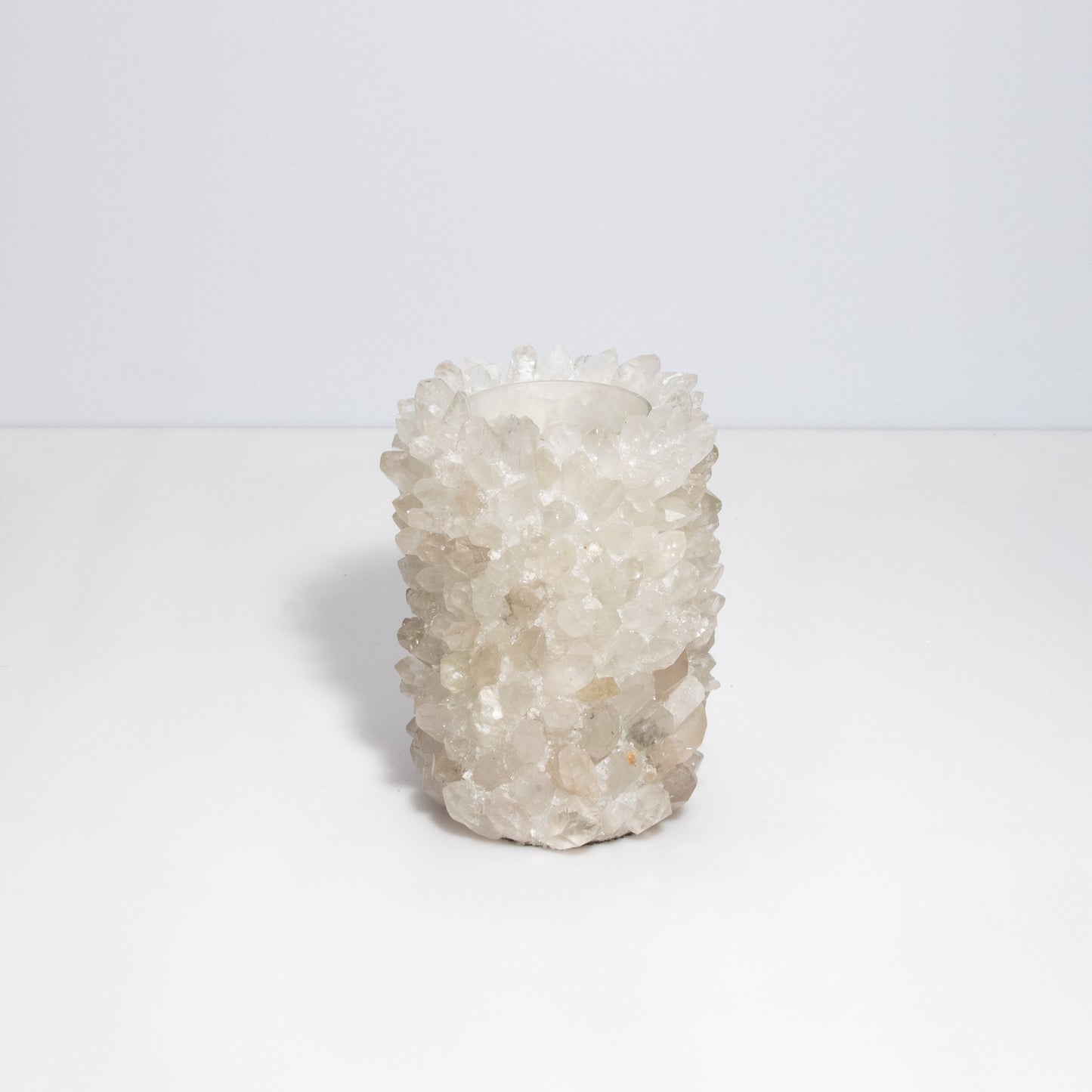 Vase in Clear Quartz by Kathryn McCoy