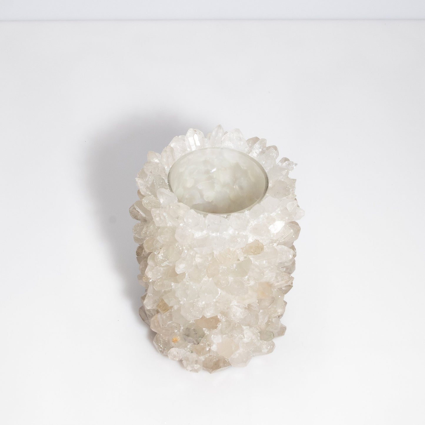 Vase in Clear Quartz by Kathryn McCoy