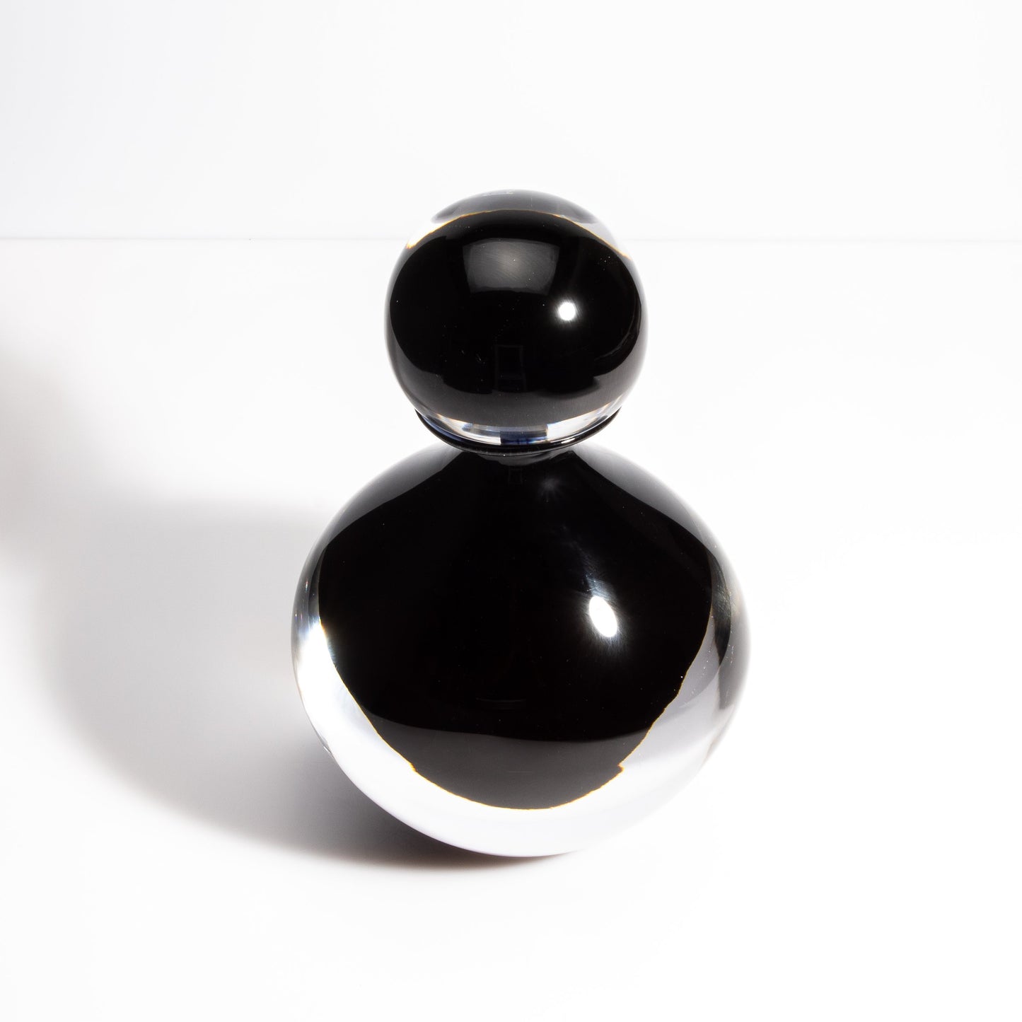 Murano Bottle Onyx Black L