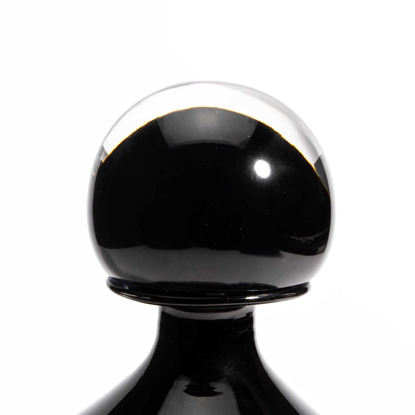 Murano Bottle Onyx Black L