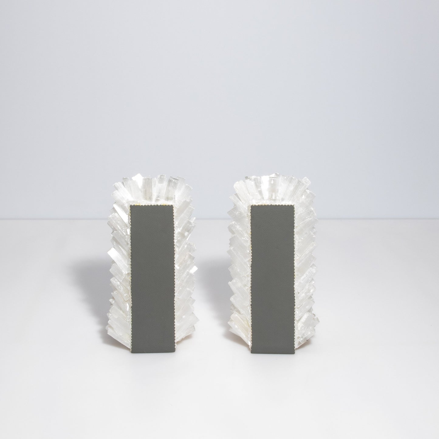 Book Ends in Selenite Large