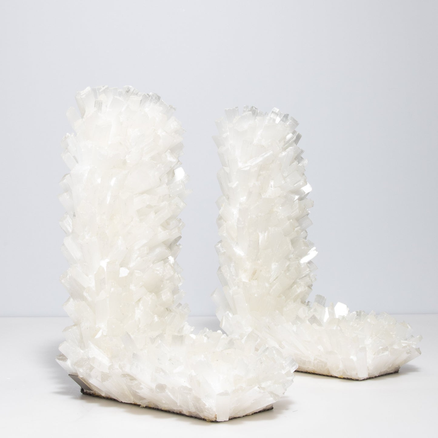 Book Ends in Selenite Large