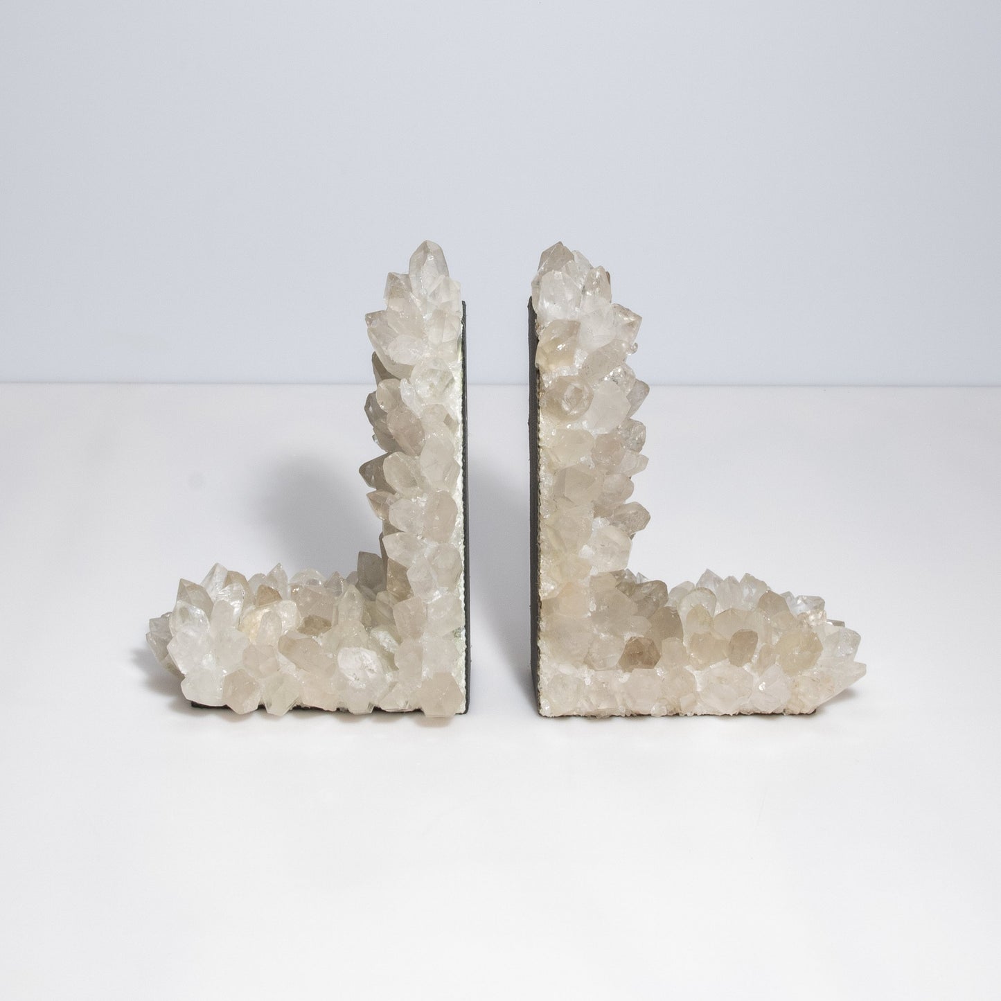 Book Ends in Classic Clear Quartz Large