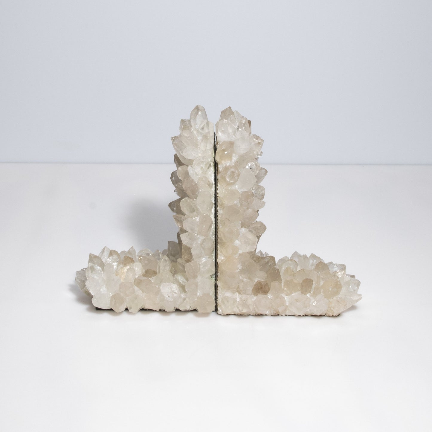 Book Ends in Classic Clear Quartz Large