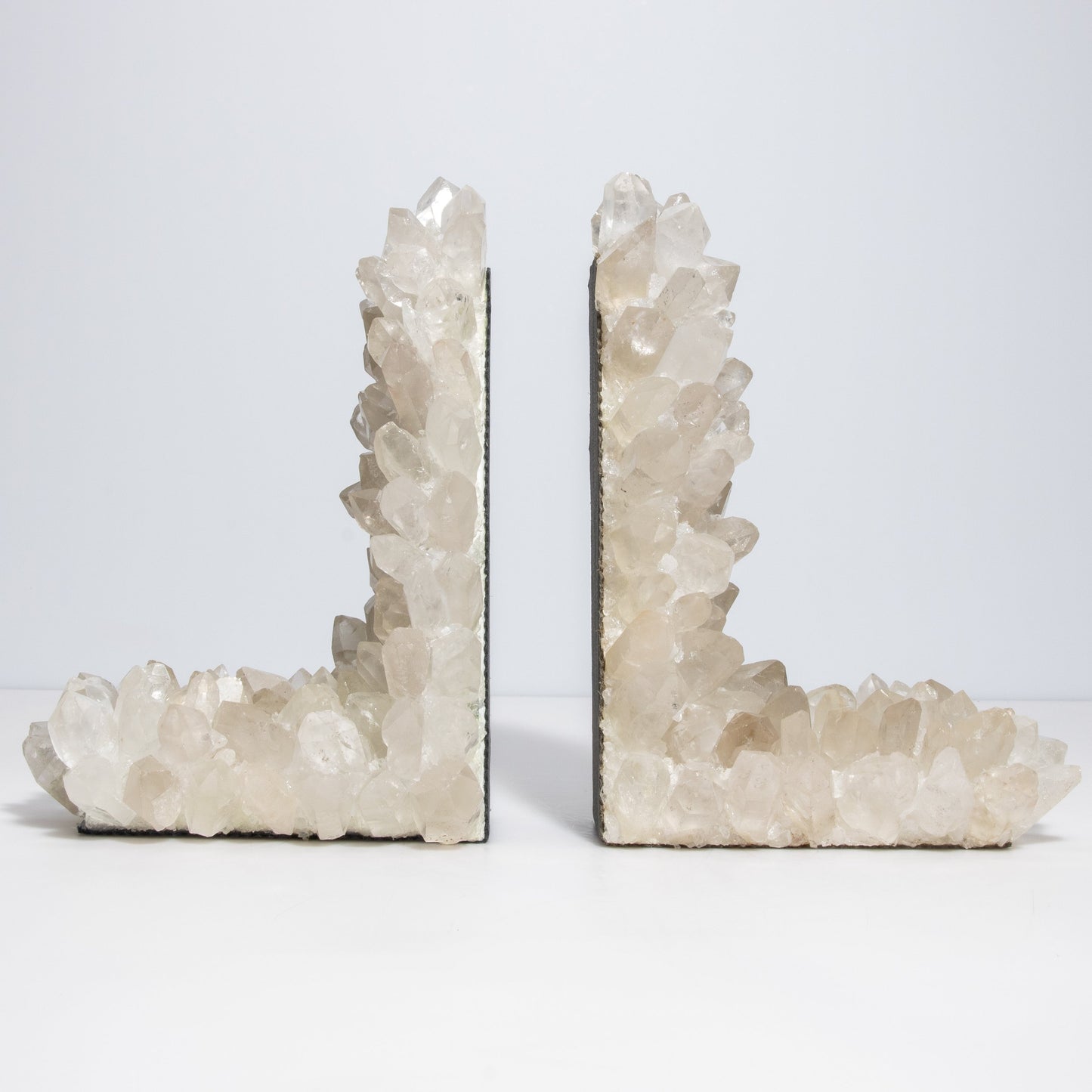 Book Ends in Classic Clear Quartz Large