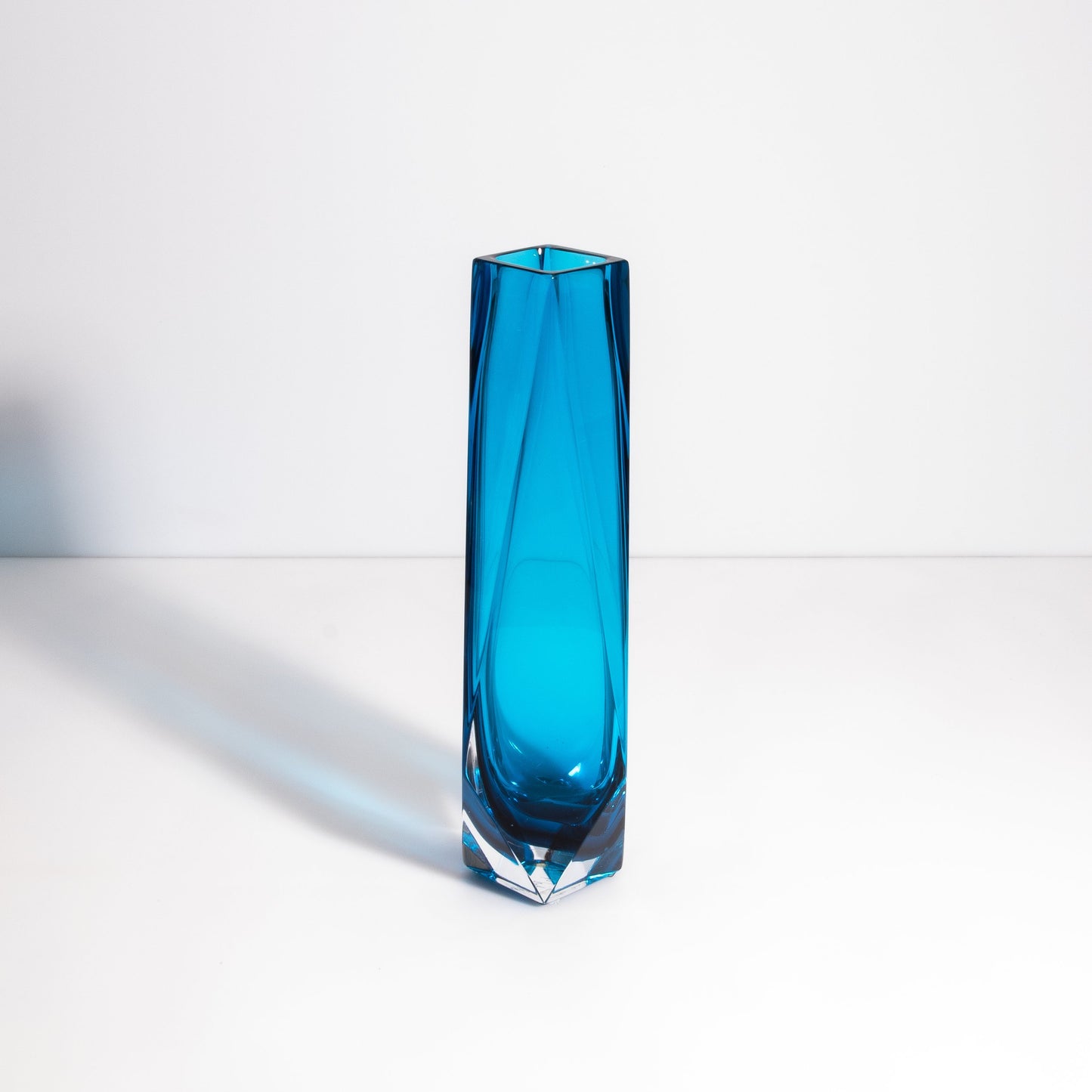 Murano Goccia Vase in Azure Blue