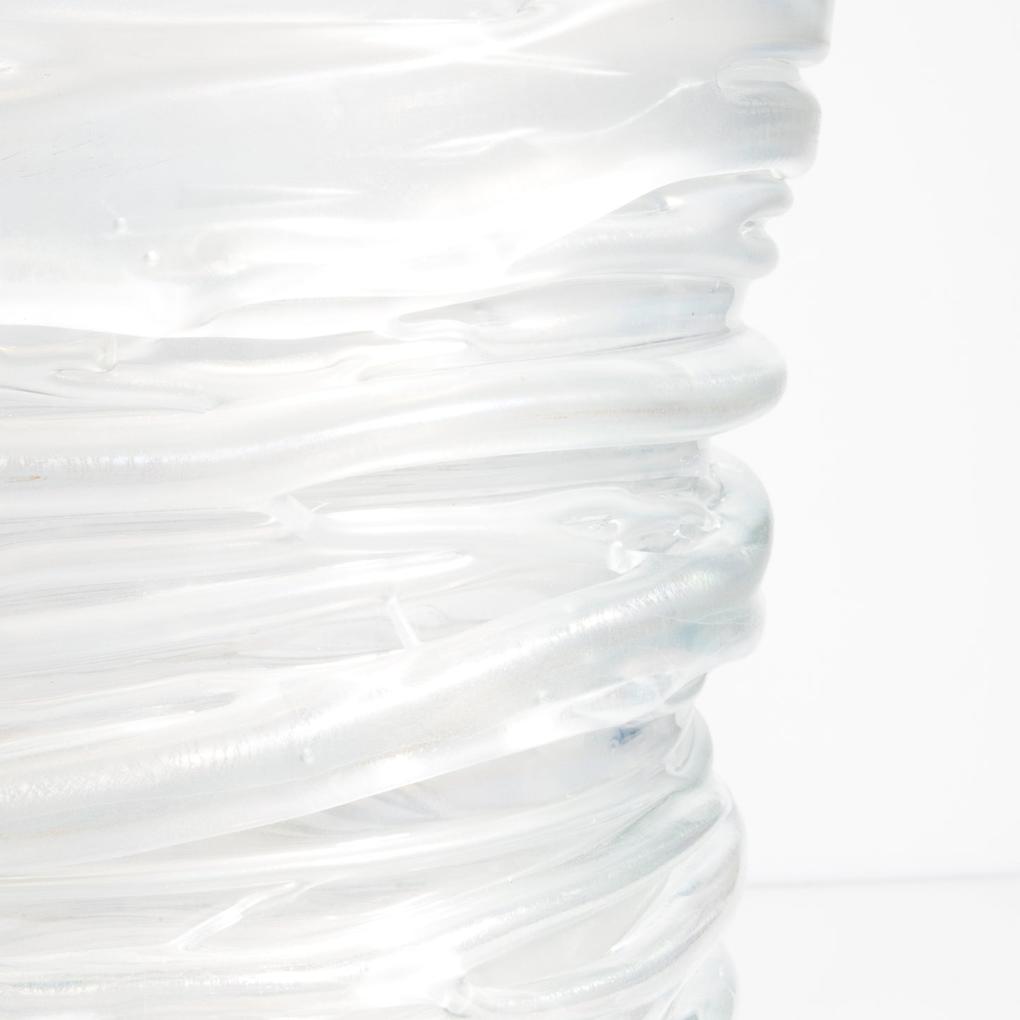 Murano Spiral Vase Frosted