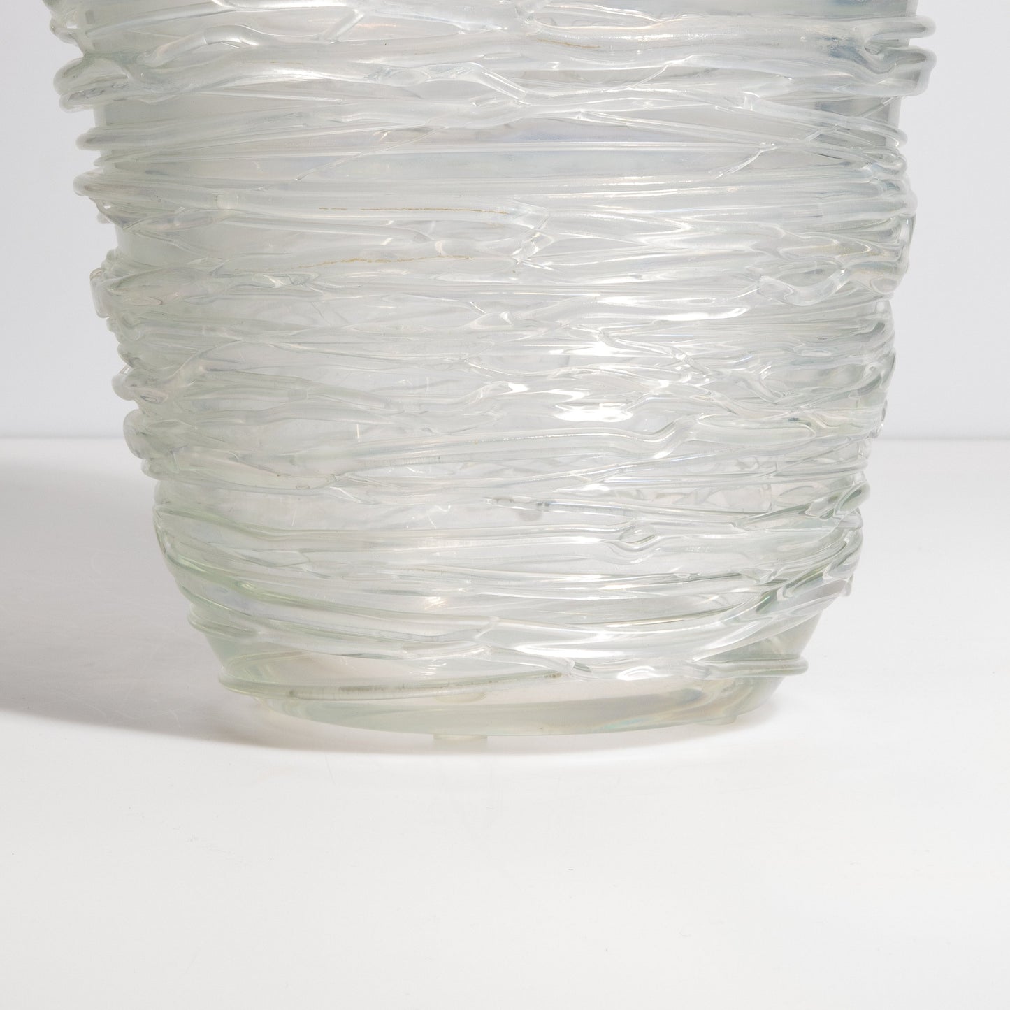 Murano Spiral Vase Frosted