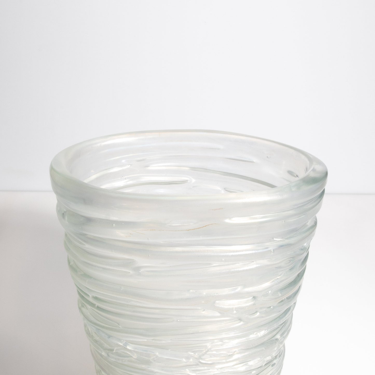 Murano Spiral Vase Frosted
