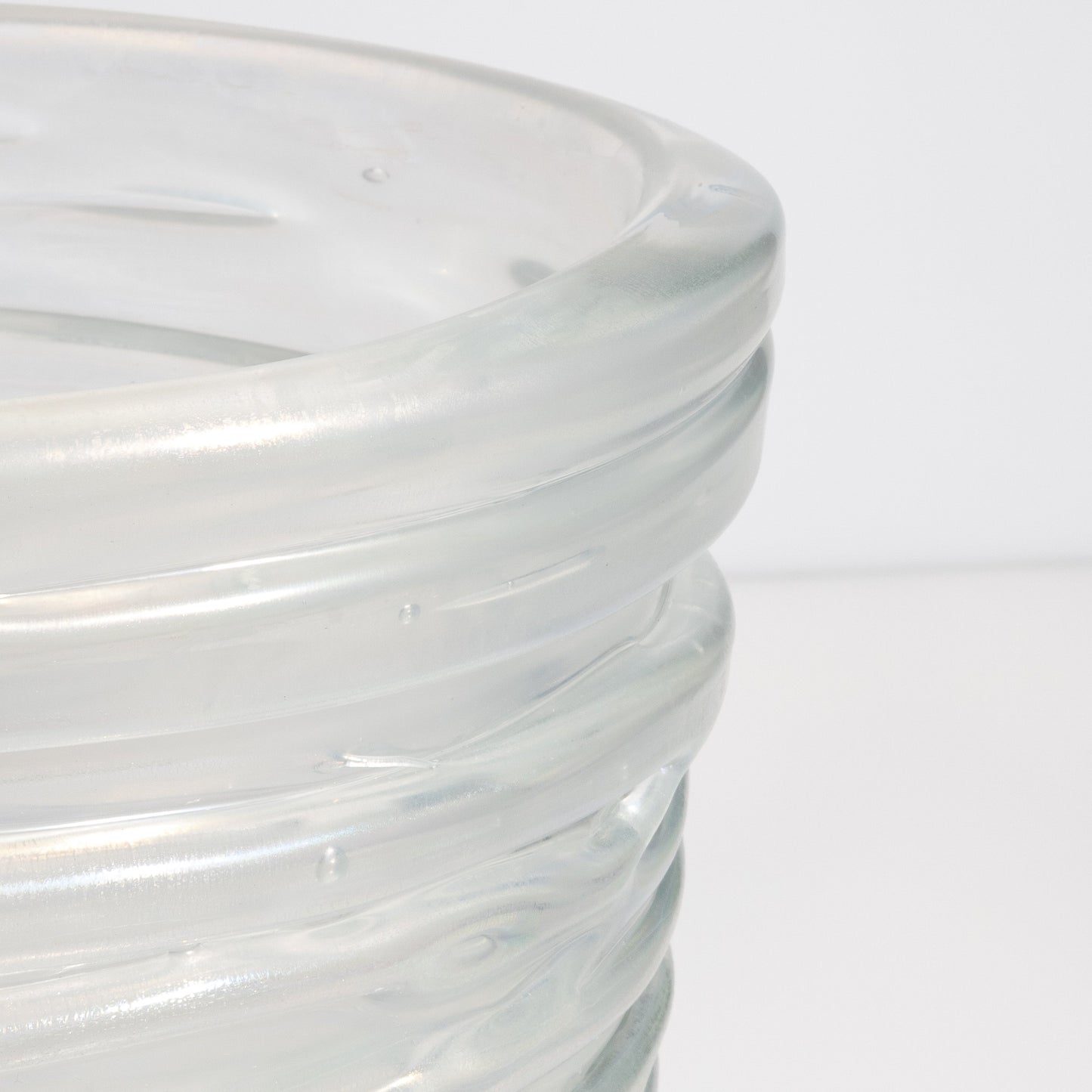 Murano Spiral Vase Frosted