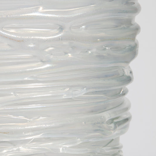 Murano Spiral Vase Frosted