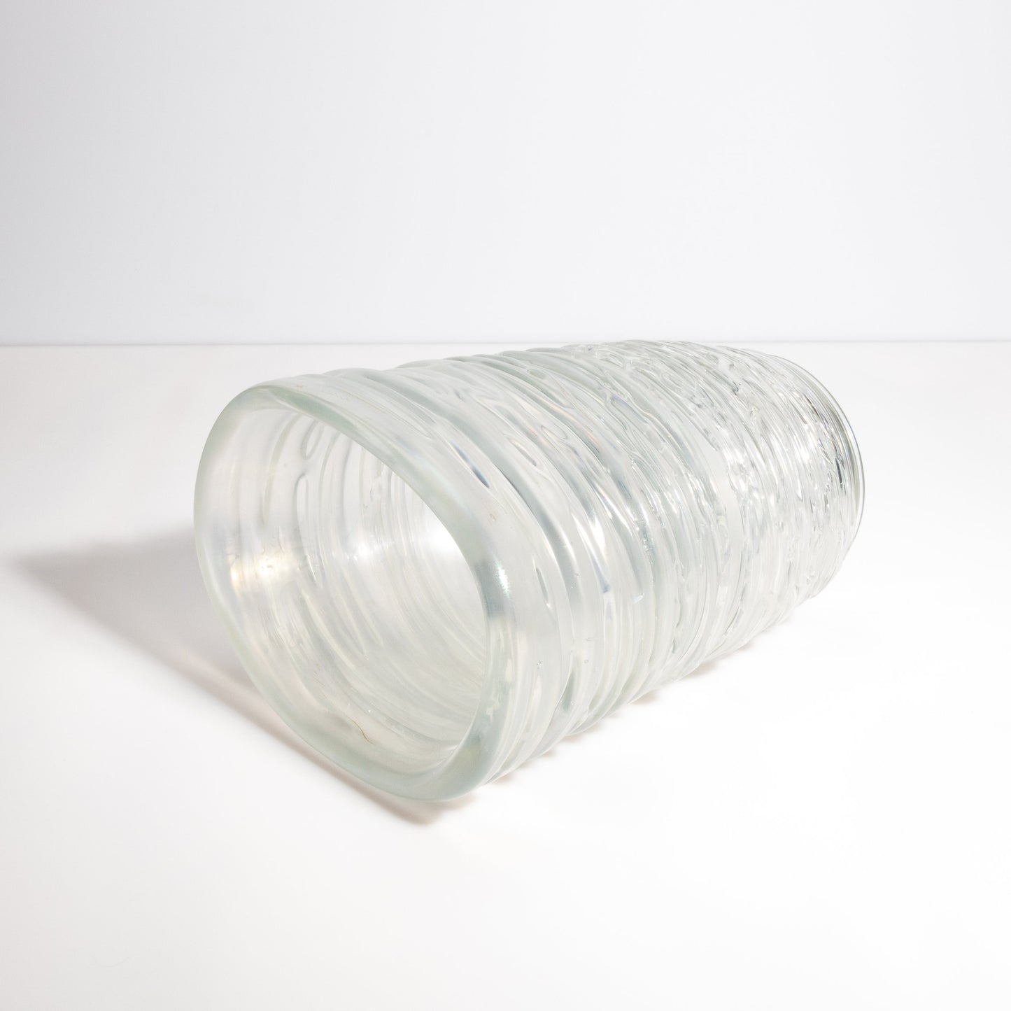 Murano Spiral Vase Frosted